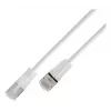 Cabo patch light redondo Wirewin SLIM KAT6A 10 Gigabit, U/UTP, Ø 3,6 mm, branco (SLIM-L-UU-K6A 1.0 WT)
