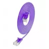 Cabo patch light Wirewin SLIM KAT6A 10 Gigabit, U/UTP, Ø 3,6 mm, violeta, 1,5 m SLIM-L-UU-K6A 1.5 VT