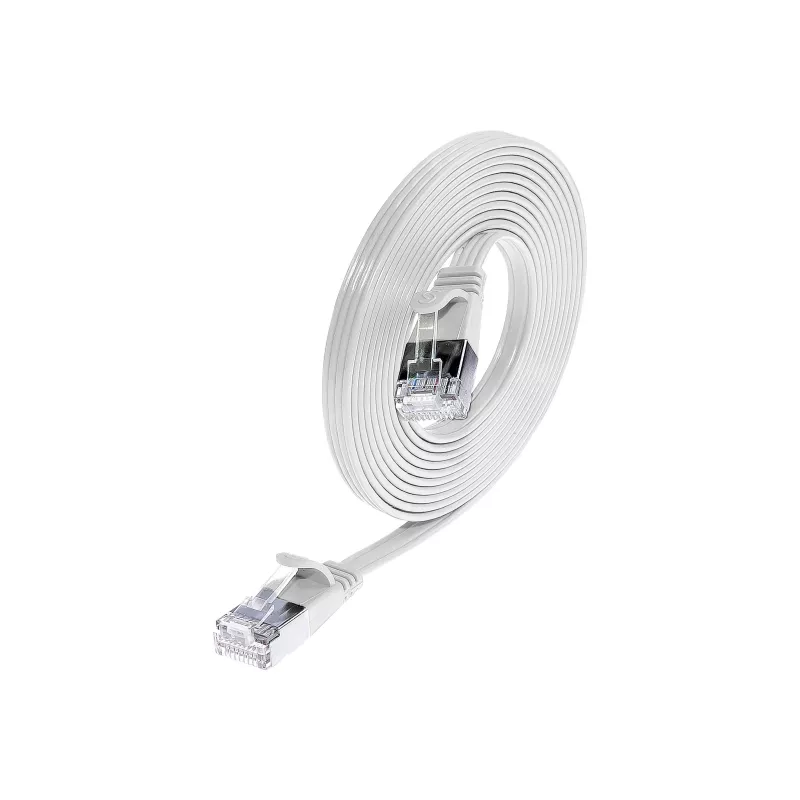 Cabo patch slim Wirewin SLIM S6 25 WS - Cat.6, STP(PIMF), 25 m, branco (PKW-STP-SLIM-KAT6 25.0 WS)