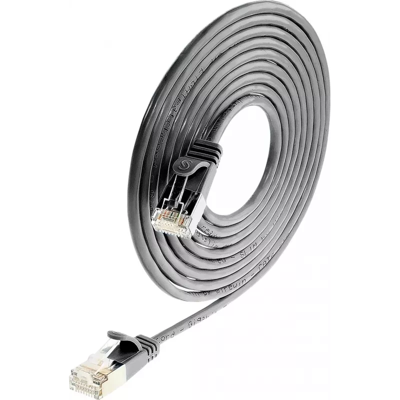Cabo patch Wirewin Triotronik PKW-LIGHT-STP-K6 1.0 SW Cat6 STP, ficha RJ-45 macho a macho, 1m, preto