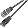 Cabo Patch Ethernet Cat6 Wirewin Triotronik PKW-LIGHT-STP-K6 0,25 SW, ficha RJ-45 macho a macho, blindado, preto, 0,25 m