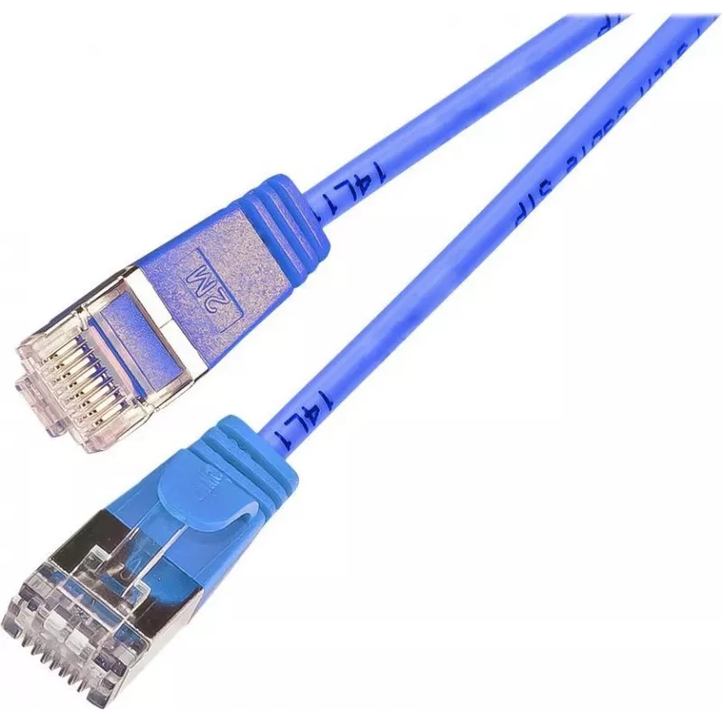 Cabo Patch Cat6 STP Wirewin Triotronik PKW-LIGHT-STP-K6 10.0 BL, ficha RJ-45 macho a macho, 10 m, azul