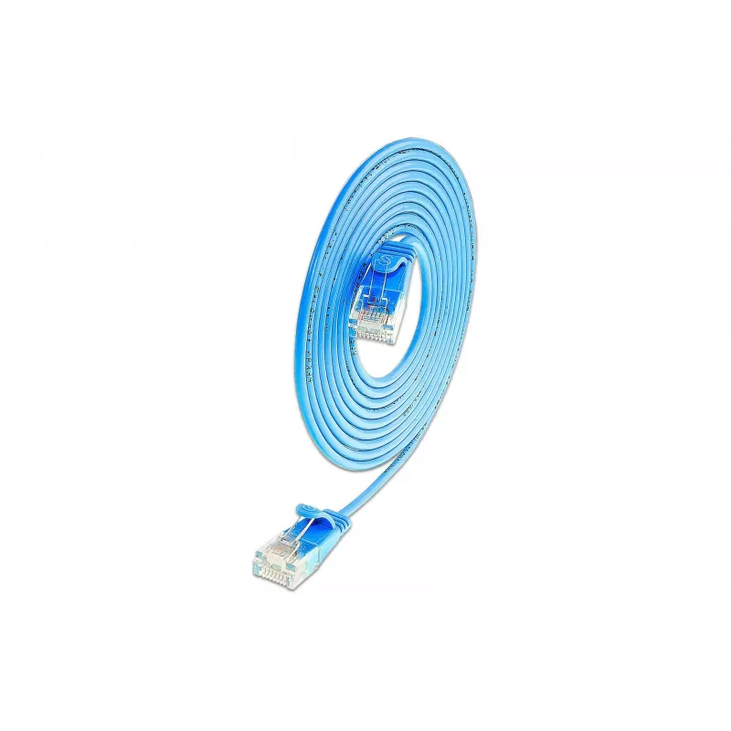 Cabo Patch Cat.6 Slim-Light U/UTP Wirewin SLIM UL6 azul 7,5 m (PKW-LIGHT-K6 7.5 BL)