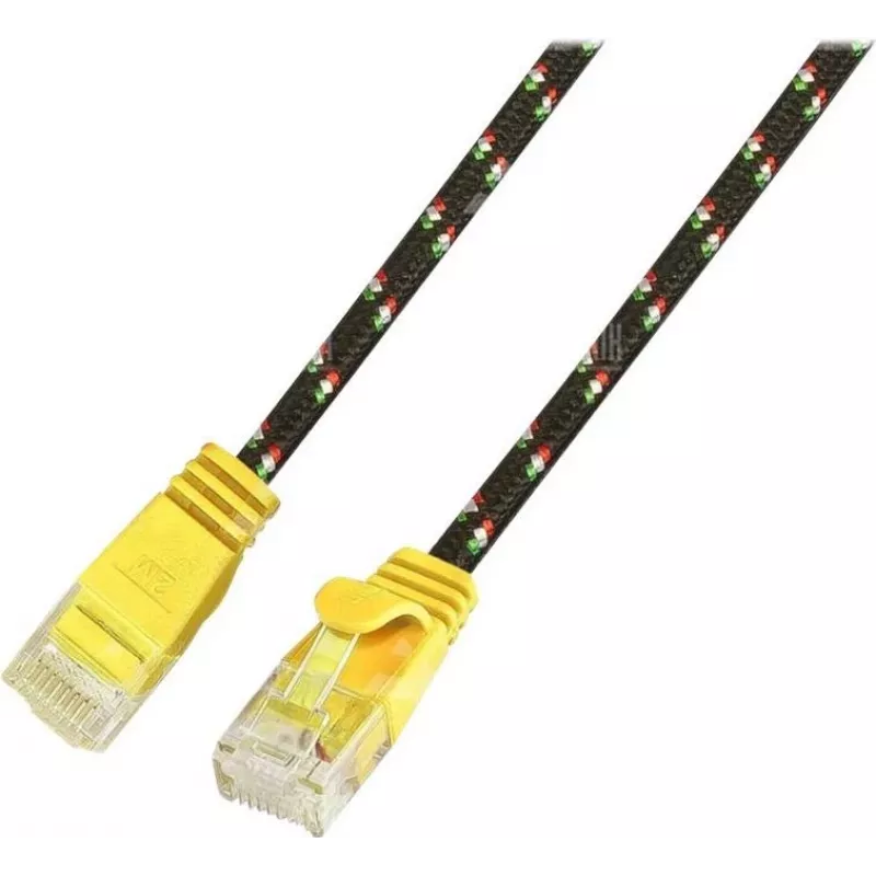 Cabo de rede Wirewin SLIM Tough Cat6 U/UTP, amarelo, 0,25 m PKW-TOUGH-K6 0.25 GE