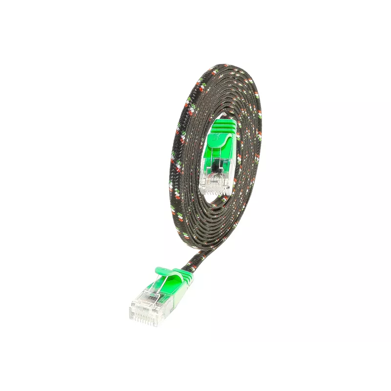 Cabo Wirewin SLIM UT6 10 GN - Cat.6 SLIM-Tough, U/UTP, 10 m, verde PKW-TOUGH-K6 10.0 GN