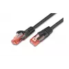 Cabo de rede Wirewin PKW-UTP-KAT6 15.0 SW Cat6 U/UTP, 15 m, preto