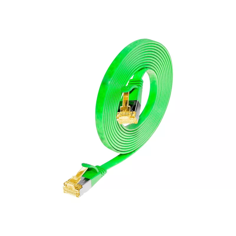 Cabo de rede Wirewin SLIM Cat6a U/FTP, RJ45, 2 m, verde PKW-STP-SLIM-K6A 2.0 GN