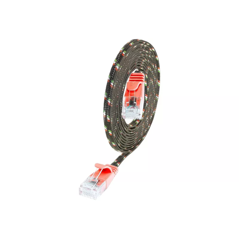 Cabo de rede Wirewin PKW-TOUGH-K6 10.0 RT - Cat.6 Slim Tough, U/UTP, 10 m, vermelho