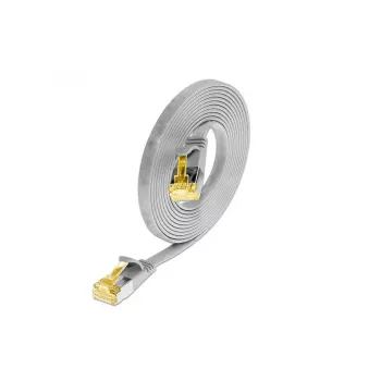 Cabo de rede Wirewin Cat6a U/FTP Slim Ethernet 0,1 m cinzento PKW-STP-SLIM-K6A 0.1