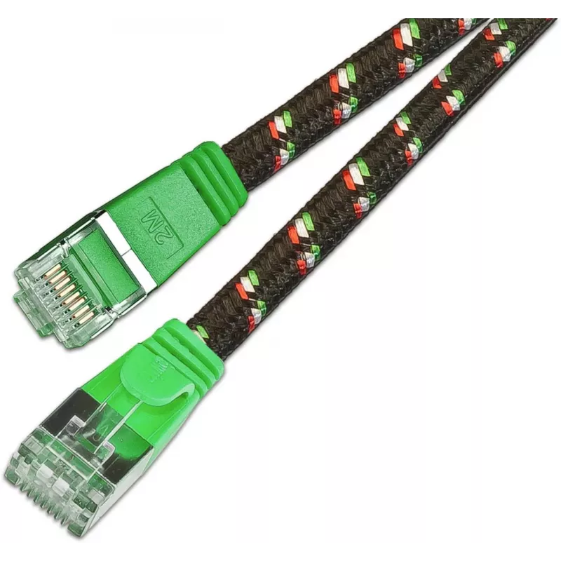 Cabo de rede Wirewin Cat.6 SLIM-Tough F/FTP 0,25 m verde PKW-TOUGH-STP-K6 0.25 GN