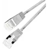 Wirewin PKW-LIGHT-STP-K6A 1.5 Cat 6a U/FTP Slim Round Cabo patch, PoE, 1,5 m, cinzento