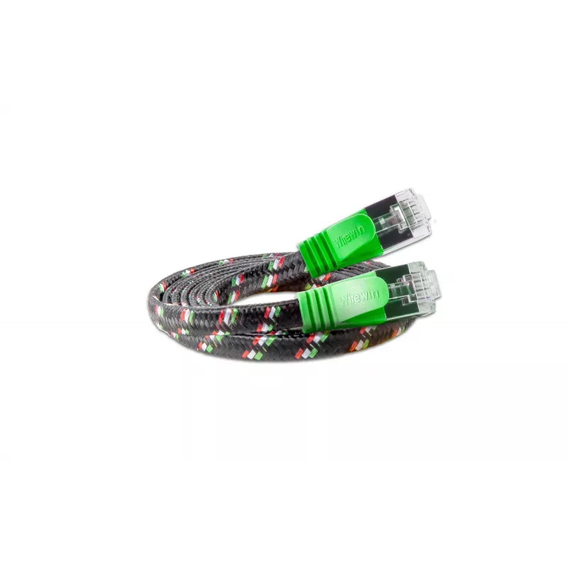 Cabo de rede Wirewin SLIM ST6 05 GN - Cat.6 Slim-Tough, F/FTP, 0,5 m, verde PKW-TOUGH-STP-K6 0,5 GN
