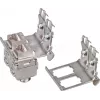 Suporte Wirewin para calha DIN para 2 tomadas Keystone, sistema Keystone metálico (WKS DIN RAIL HOLDER 2)