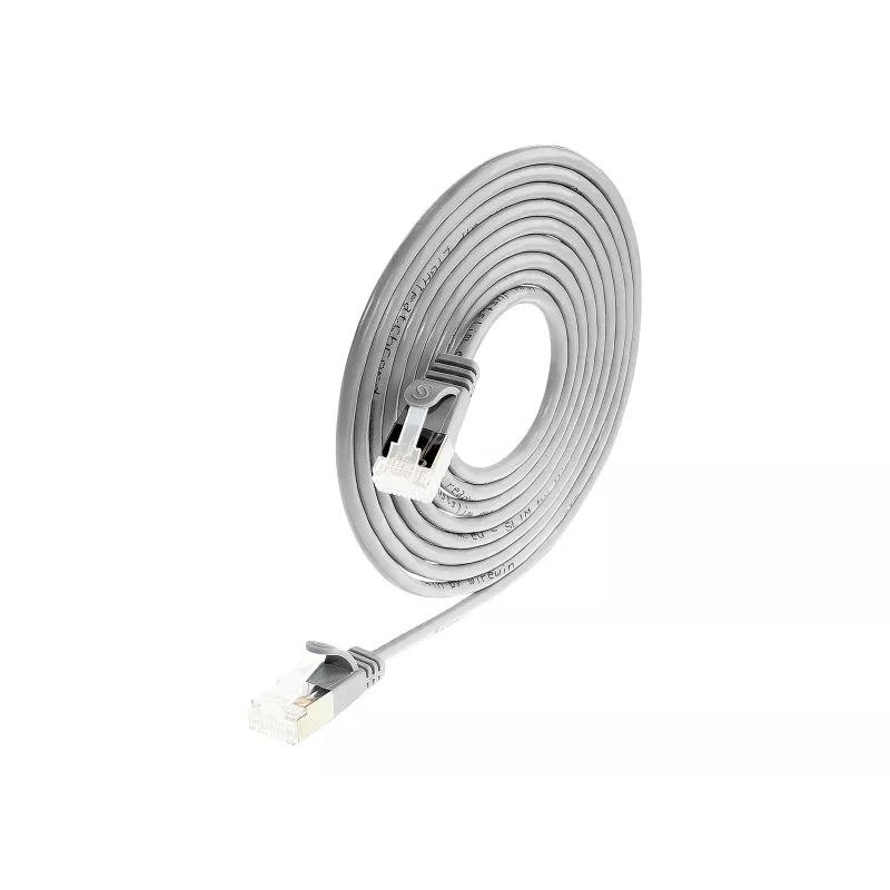 Cabo de rede Wirewin Cat 6a U/FTP Slim, cinzento, 7,0 m PKW-LIGHT-STP-K6A 7.0