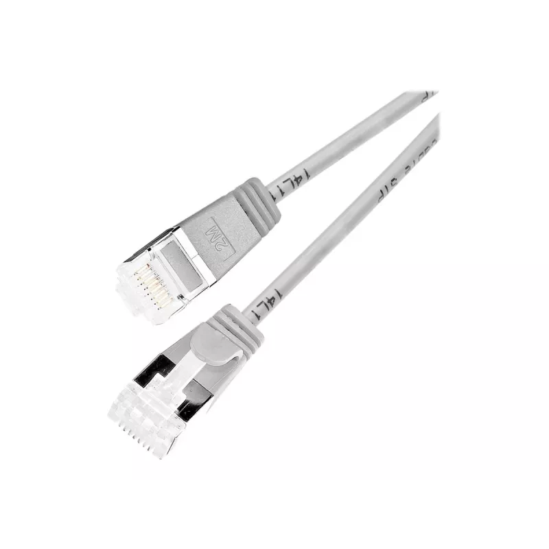 Cabo de rede Wirewin Cat 6a U/FTP Slim, cinzento, 7,0 m PKW-LIGHT-STP-K6A 7.0