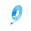 Cabo de rede Wirewin Light redondo U/FTP Cat 6a azul 5,0 m fino flexível PoE PKW-LIGHT-STP-K6A 5.0 BL