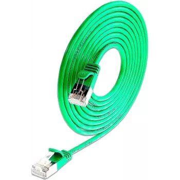Cabo de rede Wirewin Light redondo U/FTP Cat 6a verde 0,5 m fino flexível PoE PKW-LIGHT-STP-K6A 0.5 GN