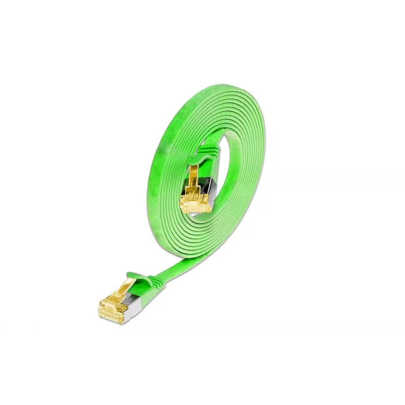 Cabo de rede Wirewin Cat6a U/FTP Slim RJ45 - 1,5 m, verde PKW-STP-SLIM-K6A 1.5 GN