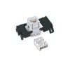 Módulo Keystone Wirewin WKS JACK KAT6A UTP, não blindado, RJ45, sem ferramentas, branco