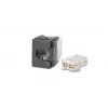 Módulo Keystone Wirewin WKS JACK KAT6A UTP, não blindado, RJ45, sem ferramentas, branco