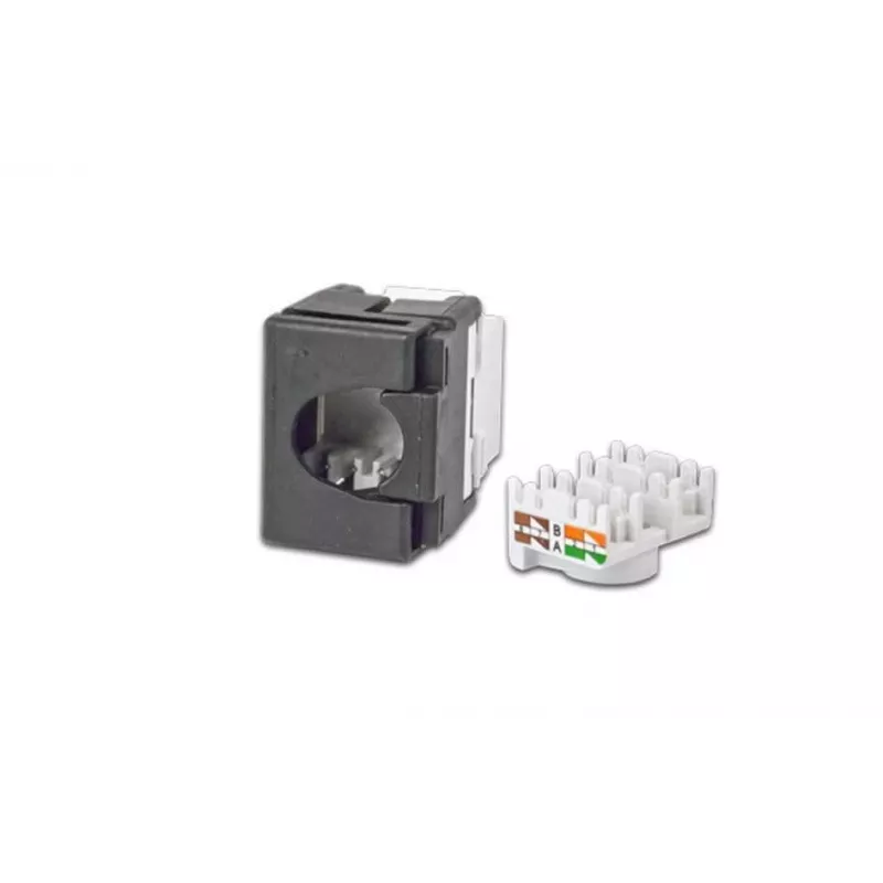 Módulo Keystone Wirewin WKS JACK KAT6A UTP, não blindado, RJ45, sem ferramentas, branco