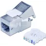 Wirewin Cat6A 10 Gigabit Ethernet Módulo Keystone, blindado, sem ferramentas, sistema Keystone (WKS JACK STP KAT6A)