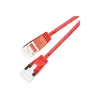 Wirewin Cabo Patch Light Redondo U/FTP Cat 6a Vermelho 1,5m Fino Flexível PoE (PKW-LIGHT-STP-K6A 1.5 RT)