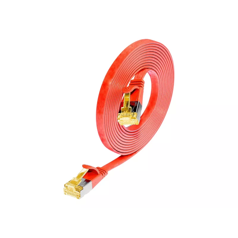 Wirewin SLIM Cat6a Cabo Patch U/FTP, RJ-45, 5 m, Vermelho PKW-STP-SLIM-K6A 5.0 RT