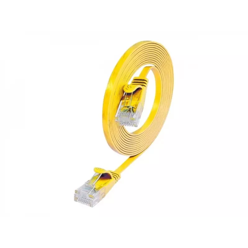 Wirewin Cat.6 Cabo Patch Slim U/UTP, 15 m, Amarelo PKW-SLIM-KAT6 15.0 GE