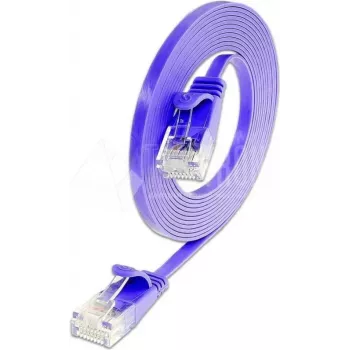 Wirewin SLIM Cat6 Cabo Patch de Rede U/UTP, Violeta, 15 m PKW-SLIM-KAT6 15.0 VT