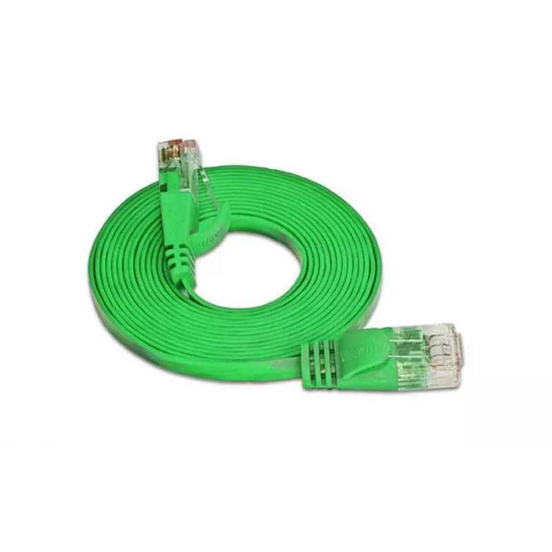 Wirewin Cat.6 Cabo Patch Ethernet Slim U/UTP 5m Verde PKW-SLIM-KAT6 5.0 GN