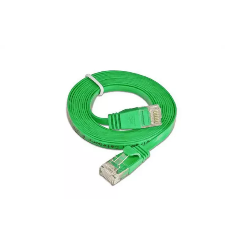 Wirewin Cat.6 Cabo Patch Ethernet Slim U/UTP 5m Verde PKW-SLIM-KAT6 5.0 GN