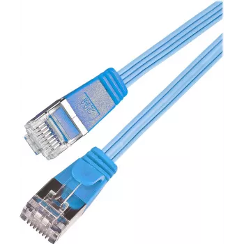 Wirewin Cat.6 Cabo Patch SLIM, STP(PIMF), 0,1 m, Azul PKW-STP-SLIM-KAT6 0.1 BL