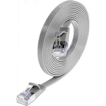 Wirewin Triotronik 0,15m Cabo Patch Ethernet Slim Cat6 U/FTP, Ficha RJ45 macho para macho, Cinzento PKW-STP-SLIM-KAT6 0.15