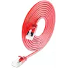 Cabo Patch Light SLIM KAT6A 10 Gigabit Wirewin, 0,15 m, U/FTP, Ø 3,8 mm, vermelho, pack de 50 SLIM-LS-K6A 0.15 RD 50