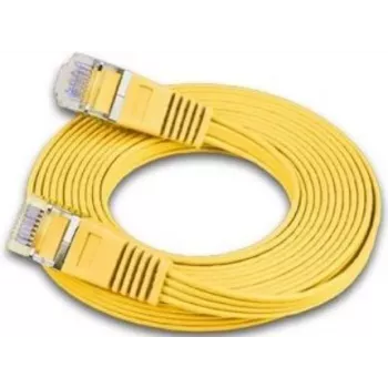 Cabo de rede Ethernet Patch Slim Cat6 U/FTP Wirewin Triotronik, 3 m, amarelo PKW-STP-SLIM-KAT6 3.0 GE