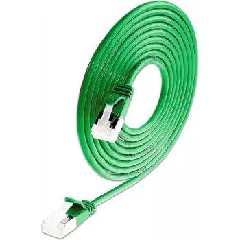 Cabo de rede Ethernet Patch Slim Cat6a U/FTP Wirewin, 10 Gbps, verde, 0,15 m PKW-LIGHT-STP-K6A 0.15 GN