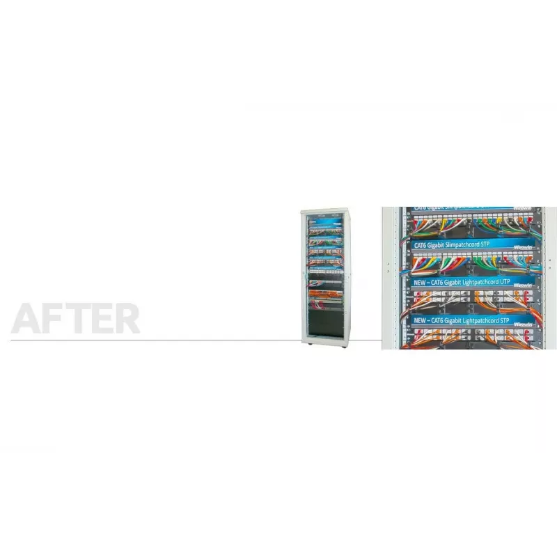 Cabo de rede Ethernet Cat6 UTP Wirewin Triotronik PKW-LIGHT-K6 1.5 BL, ficha RJ45 para ficha, 1,5 m, azul