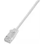 Cabo Patch SLIM UL6 10 WS Wirewin - Cat.6 Slim-Light, U/UTP, 10 m, branco PKW-LIGHT-K6 10.0 WS