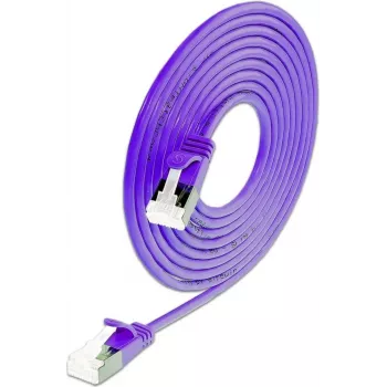 Cabo Patch Slim Cat.6A 10 Gigabit U/FTP Wirewin, 0,25 m, violeta PKW-LIGHT-STP-K6A 0.25 VT