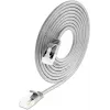 Cabo de rede Ethernet Patch Slim Cat6A Wirewin SLIM-LS-K6A 0,15 50, 0,15 m, U/FTP, cinzento, pack de 50
