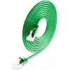 Cabo de rede Ethernet Patch Slim Cat6a U/FTP Wirewin SLIM-LS-K6A 0.15 GN 50, 0,15 m, verde, pack de 50