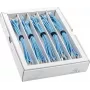 Cabo de rede Ethernet Patch Slim Cat6A Wirewin SLIM-LS-K6A 0.15 BL 50, 0,15 m, U/FTP, azul, pack de 50