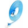 Cabo de rede Ethernet Patch Slim Cat6A Wirewin SLIM-LS-K6A 0.15 BL 50, 0,15 m, U/FTP, azul, pack de 50