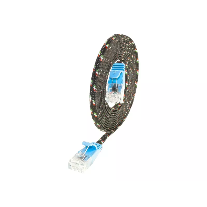 PKW-TOUGH-K6 2.0 BL - Cabo patch Cat.6 Slim Tough Wirewin, U/UTP, 2 m, azul