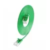 Cabo patch light SLIM KAT6A 10 Gigabit redondo Wirewin, U/UTP, Ø 3,6 mm, verde (SLIM-L-UU-K6A 1.5 GN)