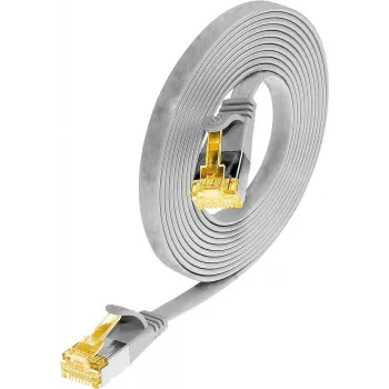 Cabo patch Ethernet Slim Cat6a U/FTP Wirewin, RJ-45, cinzento, 3 m PKW-STP-SLIM-K6A 3.0