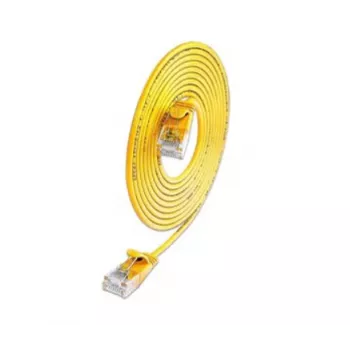 Cabo patch light SLIM KAT6A 10 Gigabit redondo Wirewin, U/UTP, Ø 3,6 mm, amarelo (SLIM-L-UU-K6A 1.5 YE)