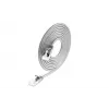 Cabo patch Light redondo U/FTP Cat 6a Wirewin cinzento 3,0 m fino flexível delgado PoE PKW-LIGHT-STP-K6A 3.0