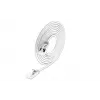 Cabo Light Patch redondo U/FTP Cat 6a Wirewin branco 5,0 m fino, blindado, PoE, cabo delgado flexível para aplicações especiais (PKW-LIGHT-STP-K6A 5.0 WS)